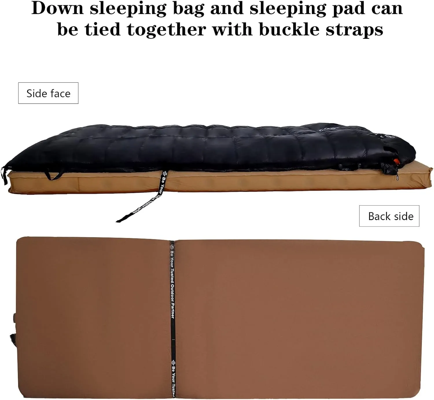 -10°F 0°F Goose Down Sleeping Bag for Adults,800 Fill Power,Ultralight Wearable 4 Season Cold Weather Rectangle Sleeping Bag for Camping Hiking,Can be Used as a Down Blanket or Cloak