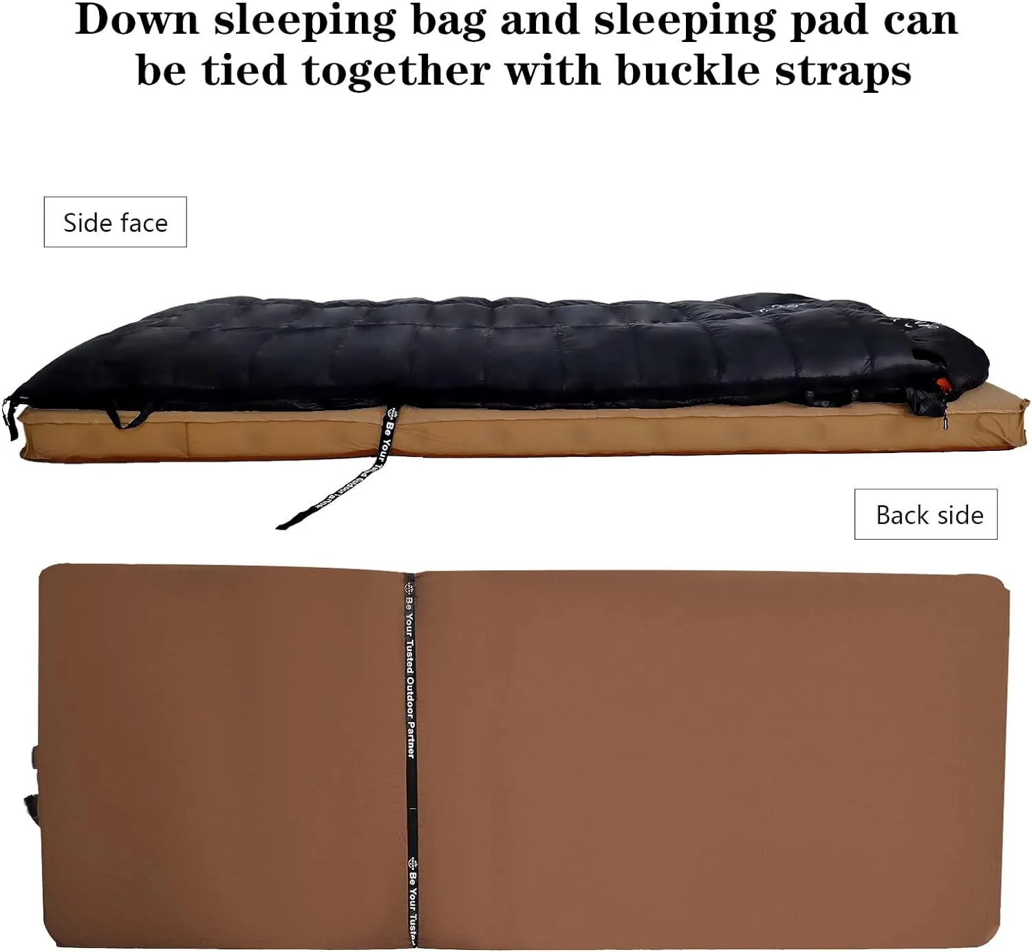-10°F 0°F Goose Down Sleeping Bag for Adults,800 Fill Power,Ultralight Wearable 4 Season Cold Weather Rectangle Sleeping Bag for Camping Hiking,Can be Used as a Down Blanket or Cloak