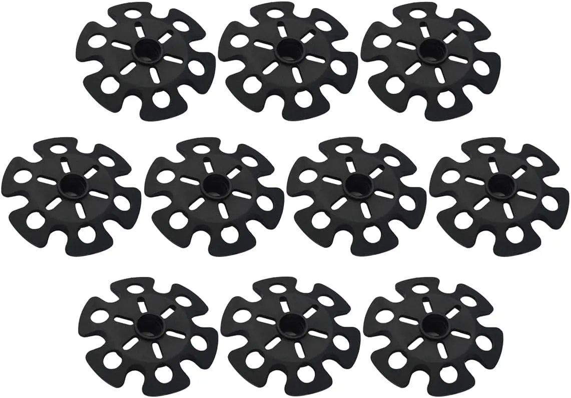 10 Pcs Rubber Snowflake Basket Powder Baskets Ski Pole Colored Trekking Pole Replacement Basket Kosz z ? Travel Accessories Climbing Trekking Pole Tips Guard Bar Trekking Poles