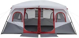10 Person Instant Tent Large 2 Rooms Family Camping Cabin Waterproof Outdoor