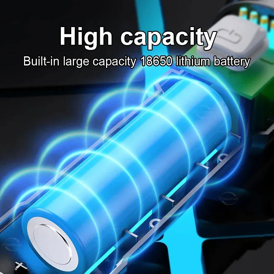 100000 Lumens Super Bright Long Range LED Flashlight Tactical Outdoor Waterproof Lantern Torch