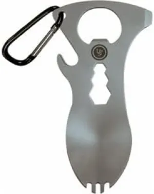 1146852 Spork Camping Multi-Tool, Silver - Quantity 4