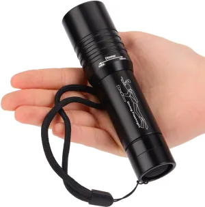 1200LM LED Diving Flashlight Waterproof, Rechargeable Dive Portable Waterproof Flashlight, Handheld Zoomable Underwater Lights for Diving Fishing Hiking Camping or Emergencies