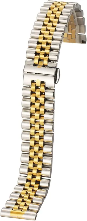 12mm14mm16mm17mm18mm19mm20mm21mm22mm Bracelet Stainless Steel Metal Bracelet Hollow Arc Interface, with Replacement Tool Pin Bracelet