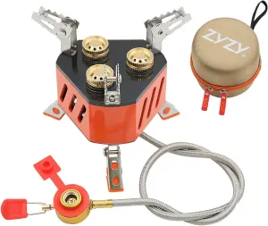 13800W 3-Core Foldable Camping Stove for Fishing Hiking Traveling
