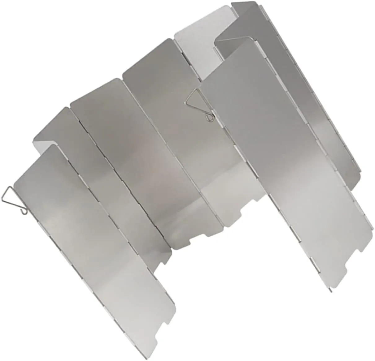 16 Sheets Foldable Windscreen Creative Windproof Camping Windproof Windshield Windscreen for Stove Creative Anti-Wind Tool Windshield for Outdoor Windproof for Outdoor
