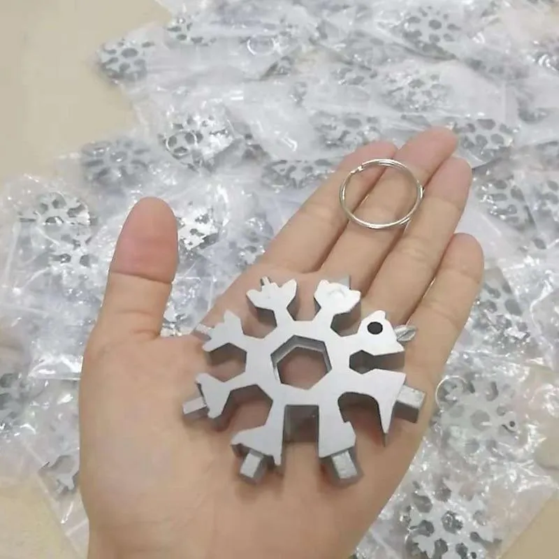 18-in-1 Stainless Steel Snowflake Multi Tool