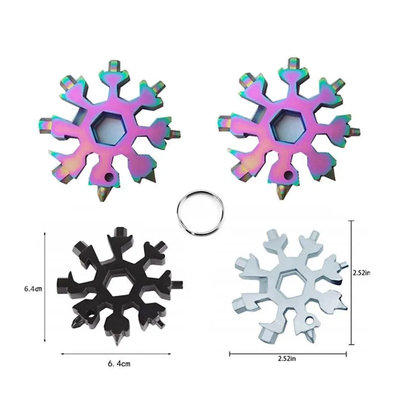 18-in-1 Stainless Steel Snowflake Multi Tool