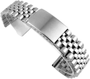 18mm 20mm Stainless Steel Watch Strap Wrist Band Bracelet Accessories Men Women Watch Chain Strap