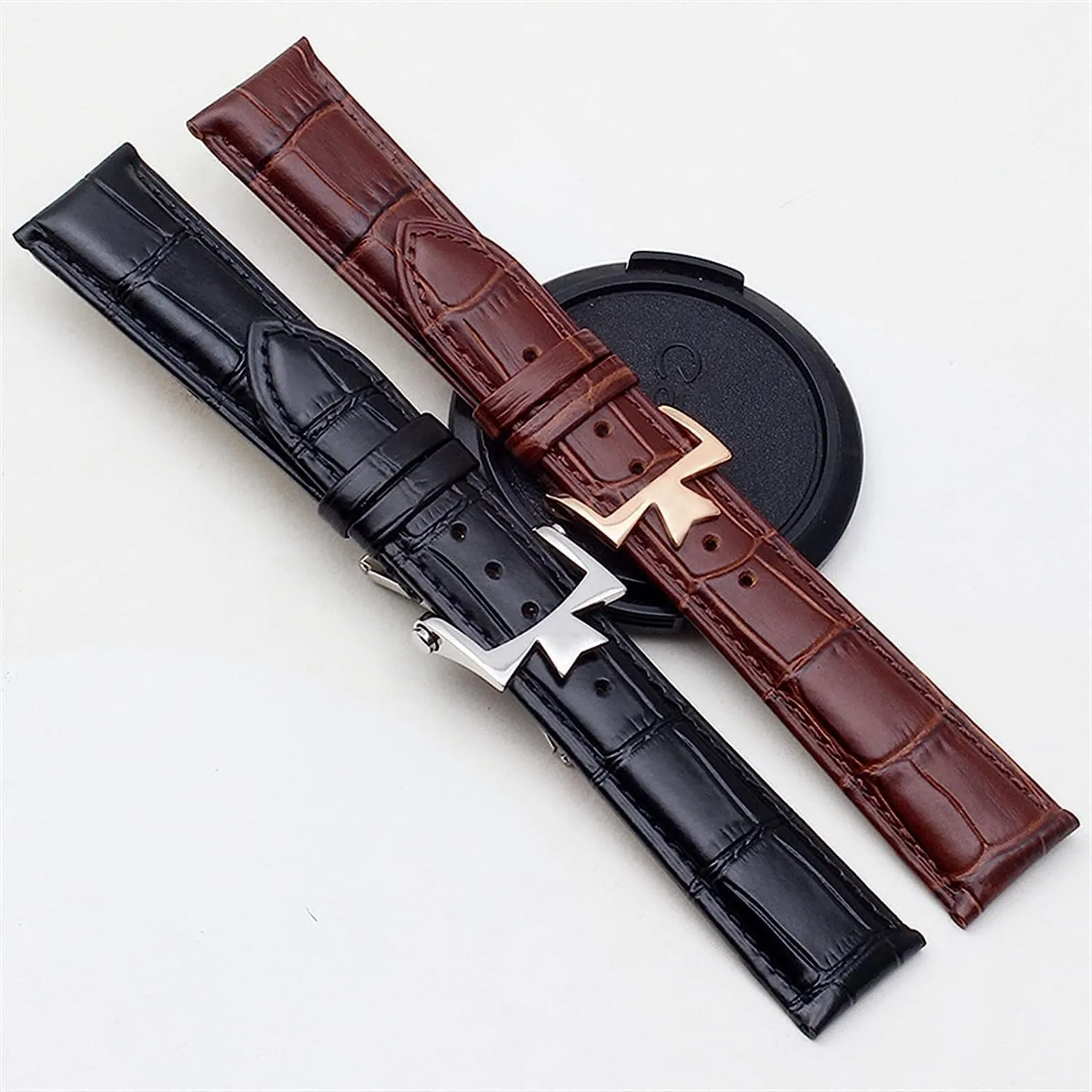 19mm 20mm 21mm 22mm Genuine Leather Cowhide Strap for Vacheron Constantin Patrimony VC Men and Women Watch Band