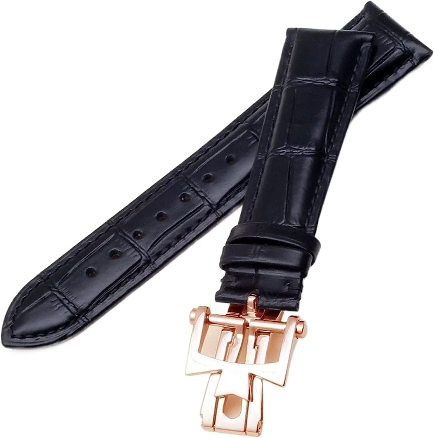 19mm 20mm 21mm 22mm Genuine Leather Cowhide Strap for Vacheron Constantin Patrimony VC Men and Women Watch Band