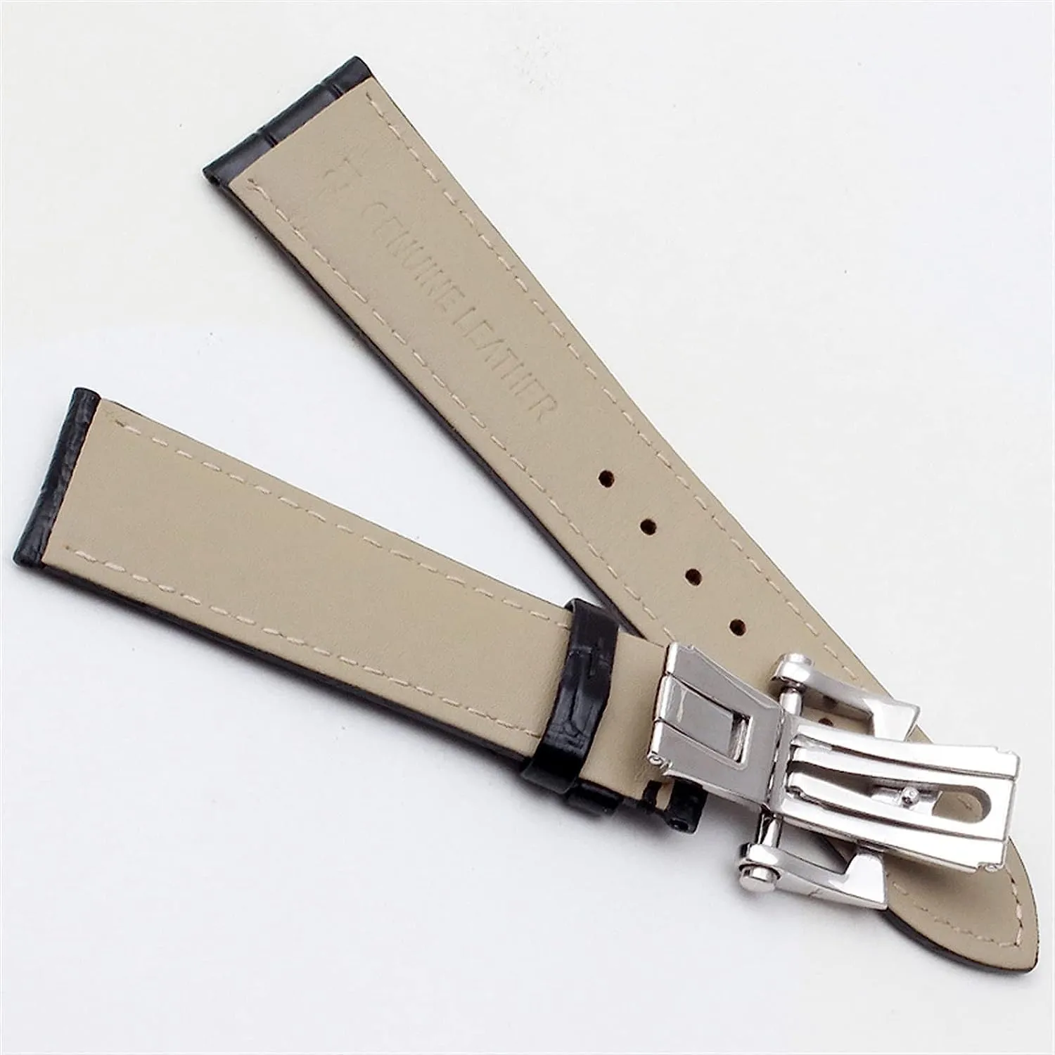 19mm 20mm 21mm 22mm Genuine Leather Cowhide Strap for Vacheron Constantin Patrimony VC Men and Women Watch Band