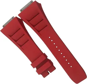 19mm Rubber Watchband with Metal Interface For Richard Mille RM035 011 055 030 Watch Strap Replacement accessories