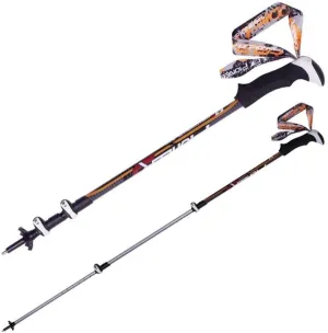 1pc Aluminum 7075 Trekking Poles – Ultra Lightweight, Adjustable with Quick Flip Lock, EVA Grip, Padded Straps, Tungsten Tips for Hiking, Backpacking & Walking