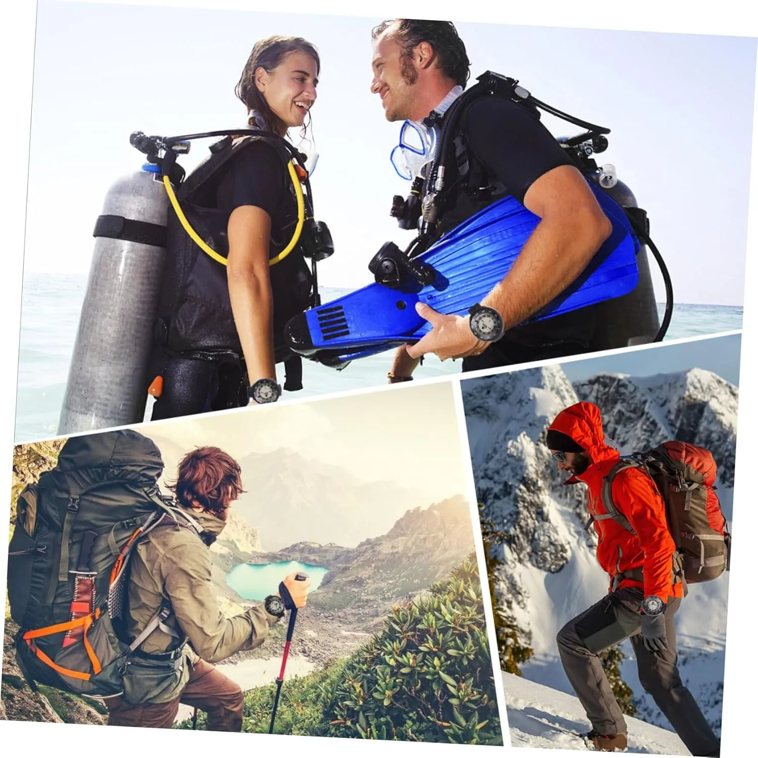 1pc Compass Outdoor Outdoor Navigation Tools