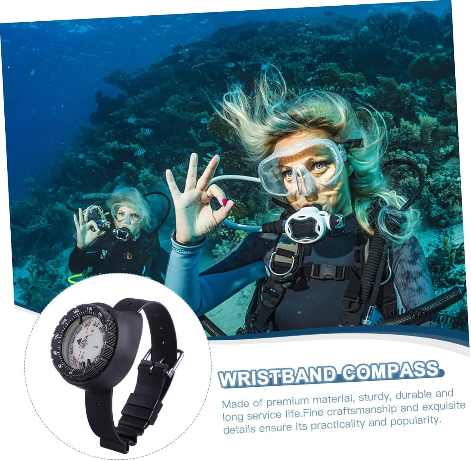 1pc Compass Outdoor Outdoor Navigation Tools