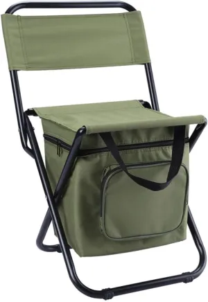 1pc Outdoor Folding Fishing Chair Storage Bag Insulated Backpack for Camping Lightweight and Portable Supports up for Fishing Hiking and Outdoor Activities