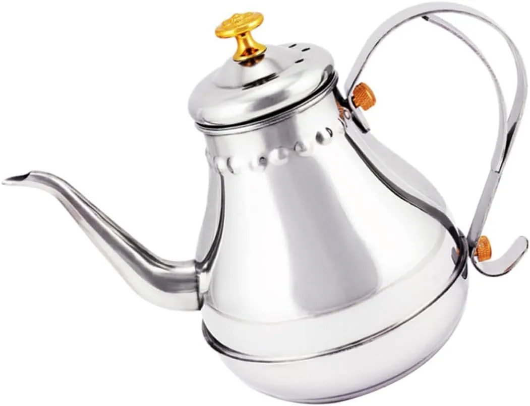 1pc Stainless Steel Boiling Kettle Indoor Teapot for Quick Boiling Exquisite Design for Home Use