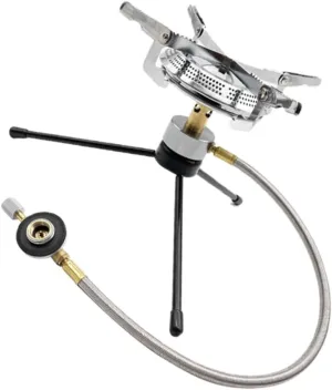 1set Outdoor Gas Stove Burner Portable Camping Stove for Hiking Backpacking and Picnics Lightweight and Design Convenient Outdoor Cooking Equipment