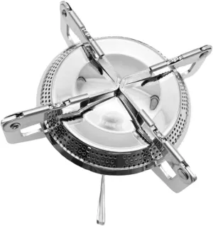 1Set Portable Camping Stove Burner Compact Outdoor Cooking Gas Stove for Hiking Biking and Family Picnics Lightweight High Performance Cooking for All Adventures