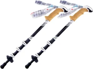 2 Pack Adjustable Trekking Poles, Lightweight Walking Sticks for Women, Outdoor Activities Gear, for Backpacking