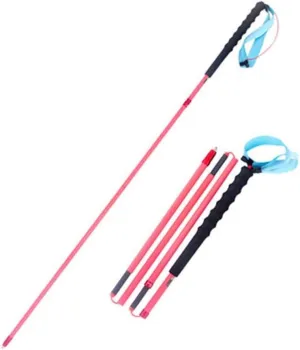 2 Pack Ultralight Carbon Fiber Trekking Poles Collapsible Adjustable Hiking Walking Sticks with Grip and Antishock for Women Camping Backpacking