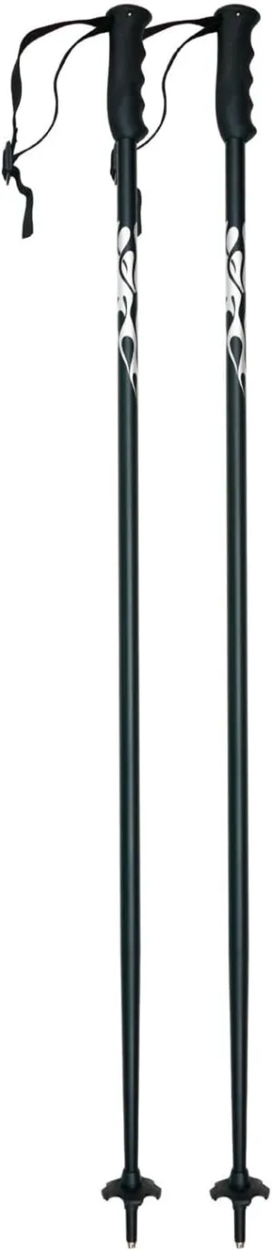 2 Pieces Ski Poles Walking Sticks Rubber Anti Slip Handle Trekking Canes Hiking Poles for Outdoor Winter Sports Snowboarding