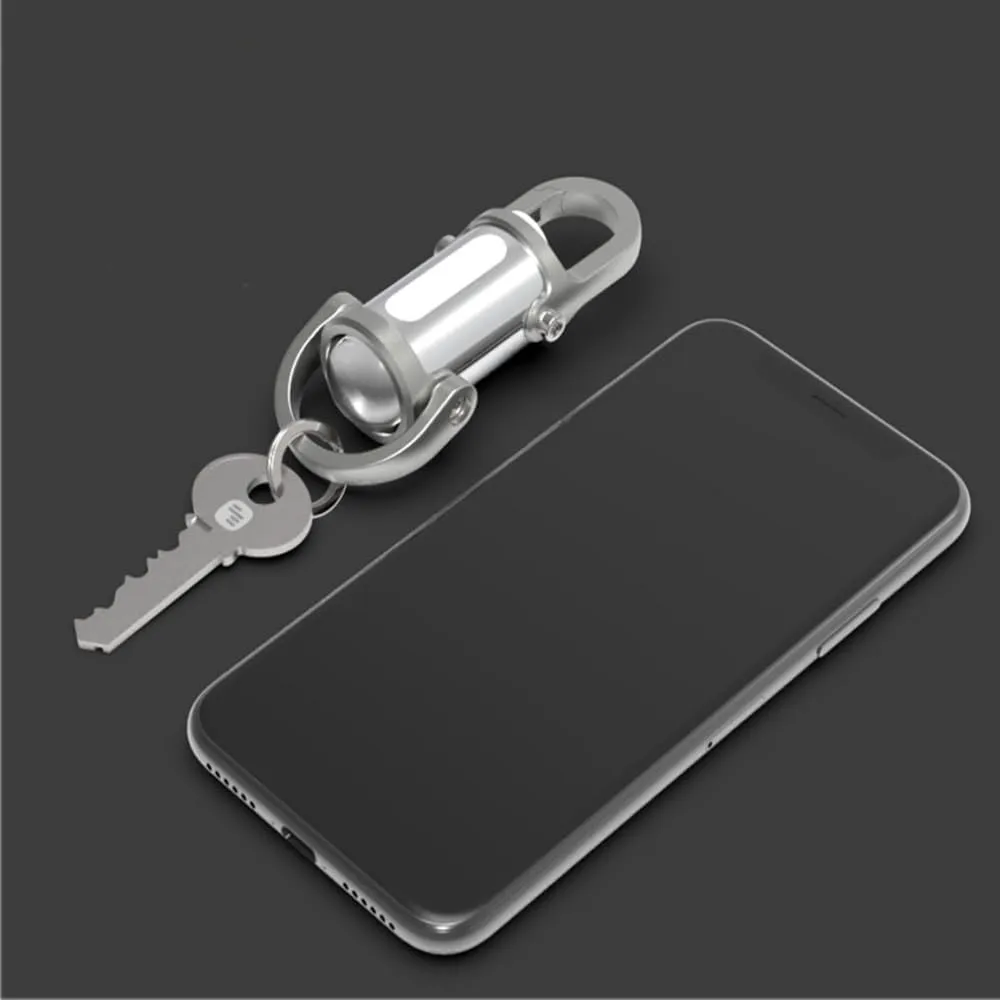 2024 Best Mini Flashlight Keychain，Waterproof Emergency Powermini Flashlight Keychain,Portable 3 in 1 Flashlight Keychain 7 Dimming Modes Perfect for A Wide Range of Uses (Black)