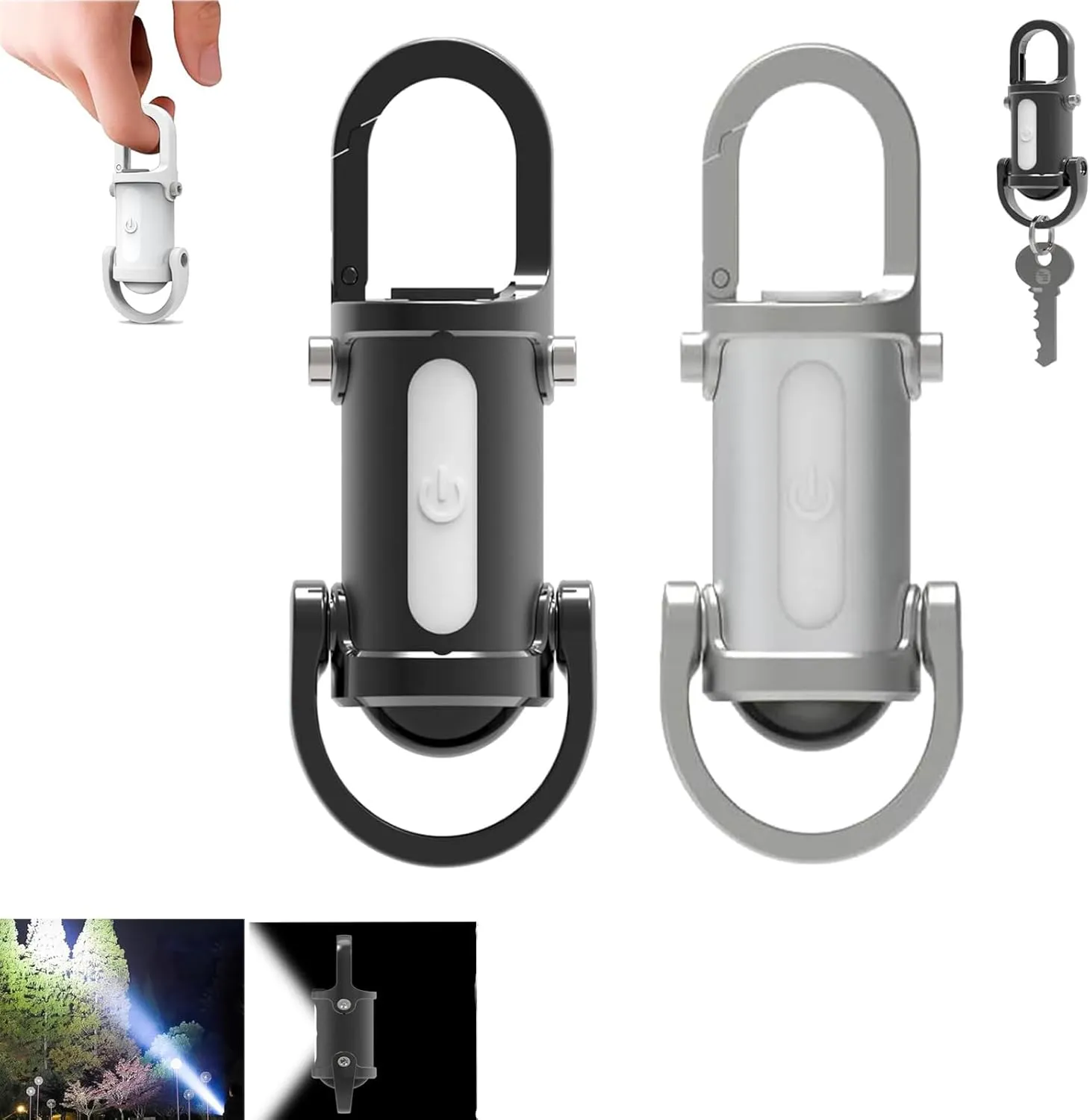 2024 Best Mini Flashlight Keychain，Waterproof Emergency Powermini Flashlight Keychain,Portable 3 in 1 Flashlight Keychain 7 Dimming Modes Perfect for A Wide Range of Uses (Mix-2)