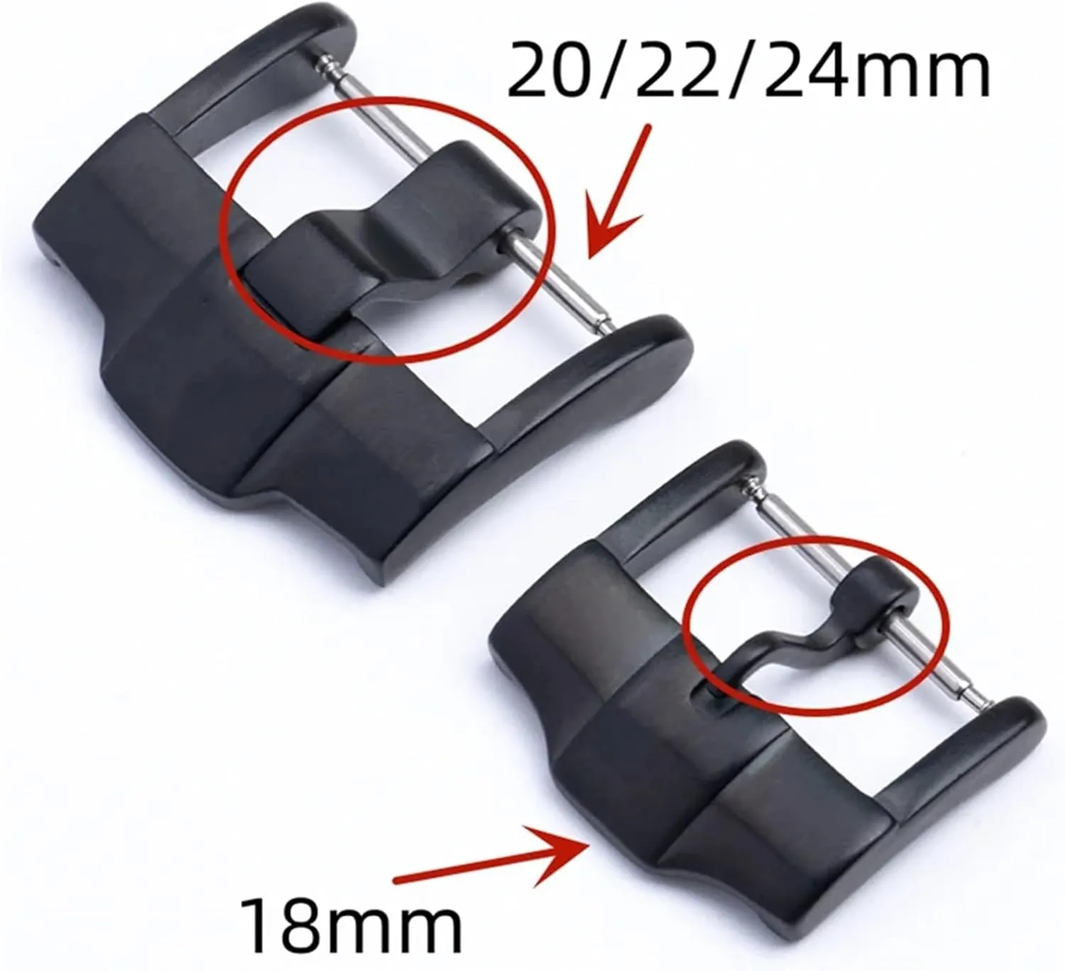 20mm, 22mm, 24mm, 18mm Stainless Steel Pin Buckle Fit For AP Watch Audemars And Pigue Strap Clasp