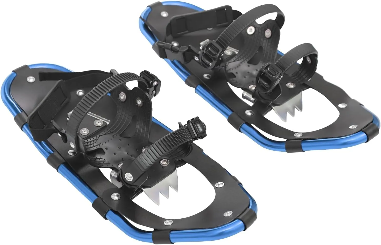 21 Inch Snowshoes for Men, Women, and Youth, Mens Snow Shoes for Women with Adjustable Trekking Poles and Carry Bag, 154LBS Load Capacity