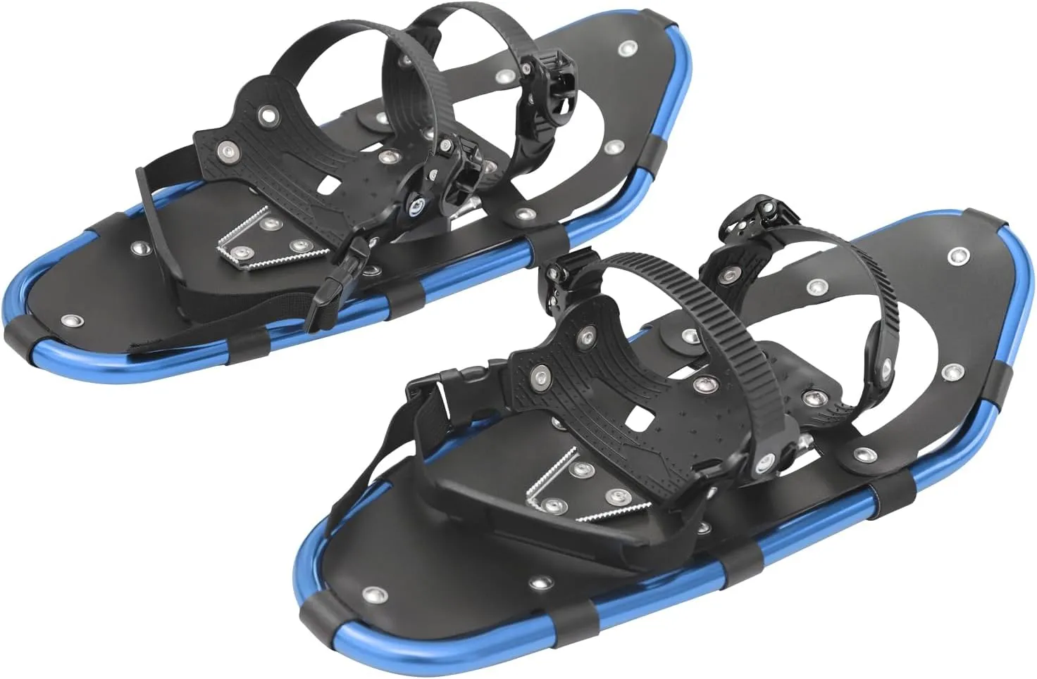 21 Inch Snowshoes for Men, Women, and Youth, Mens Snow Shoes for Women with Adjustable Trekking Poles and Carry Bag, 154LBS Load Capacity