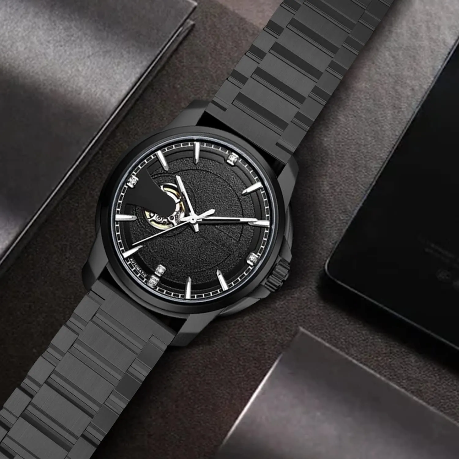 24mm 22mm 20mm 18mm Metal Strap Quality solid stainless steel Watch Bracelet Strap Men black/Silver