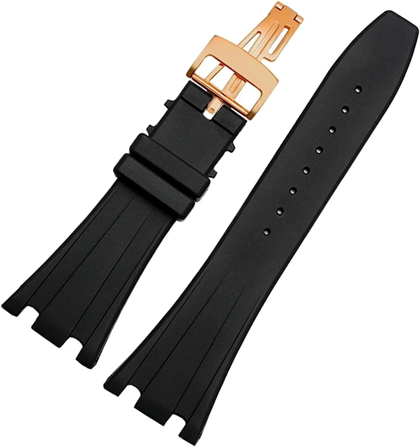 28mm Soft Rubber Watch Strap For AP ROYAL OAK 40mm 42mm Watchband Bracelet Wristband