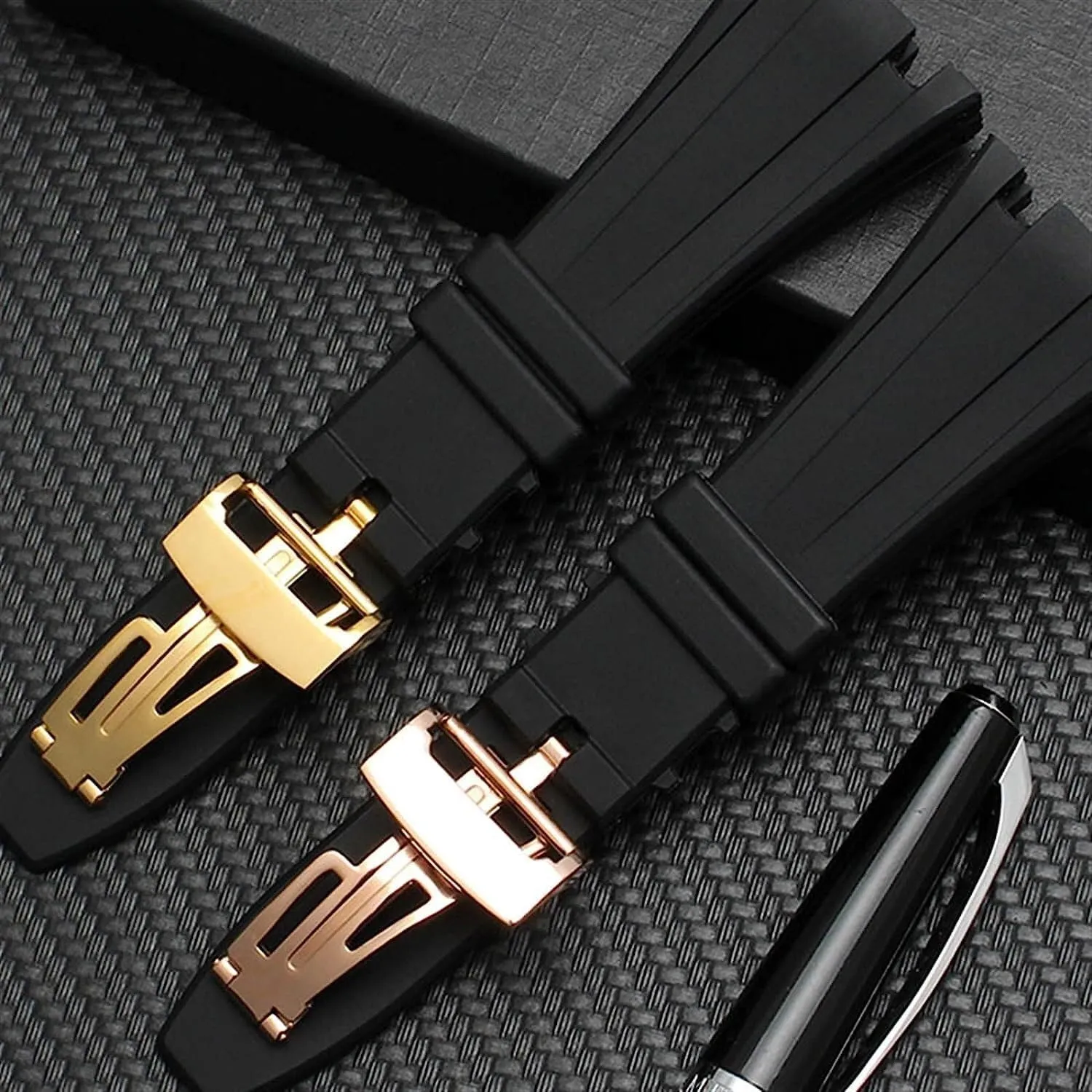 28mm Soft Rubber Watch Strap For AP ROYAL OAK 40mm 42mm Watchband Bracelet Wristband