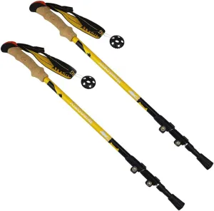 2pc Pack Trekking Poles Hiking Poles - 7075 Aluminum Alloy Trekking Sticks with Antishock, Lightweight, Telescopic, Ultralight,Strong for Hiking, Camp