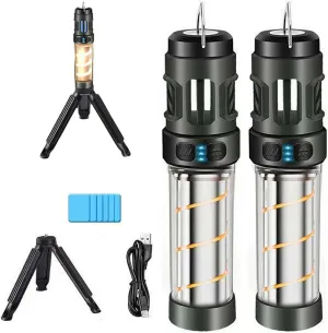 2pcs Buzz Defense Portable, 2025 New Upgrades Buzzdefense Portable Outdoor Lamp,