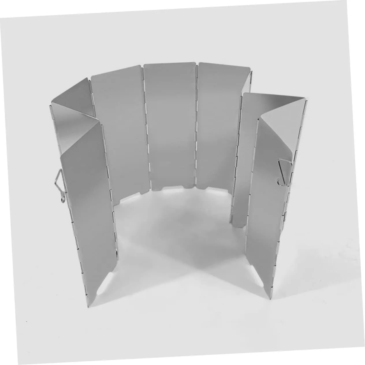 2pcs Camping Windshield Aluminum Alloy Fold Outdoor Stove
