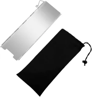2pcs Camping Windshield Aluminum Alloy Fold Outdoor Stove