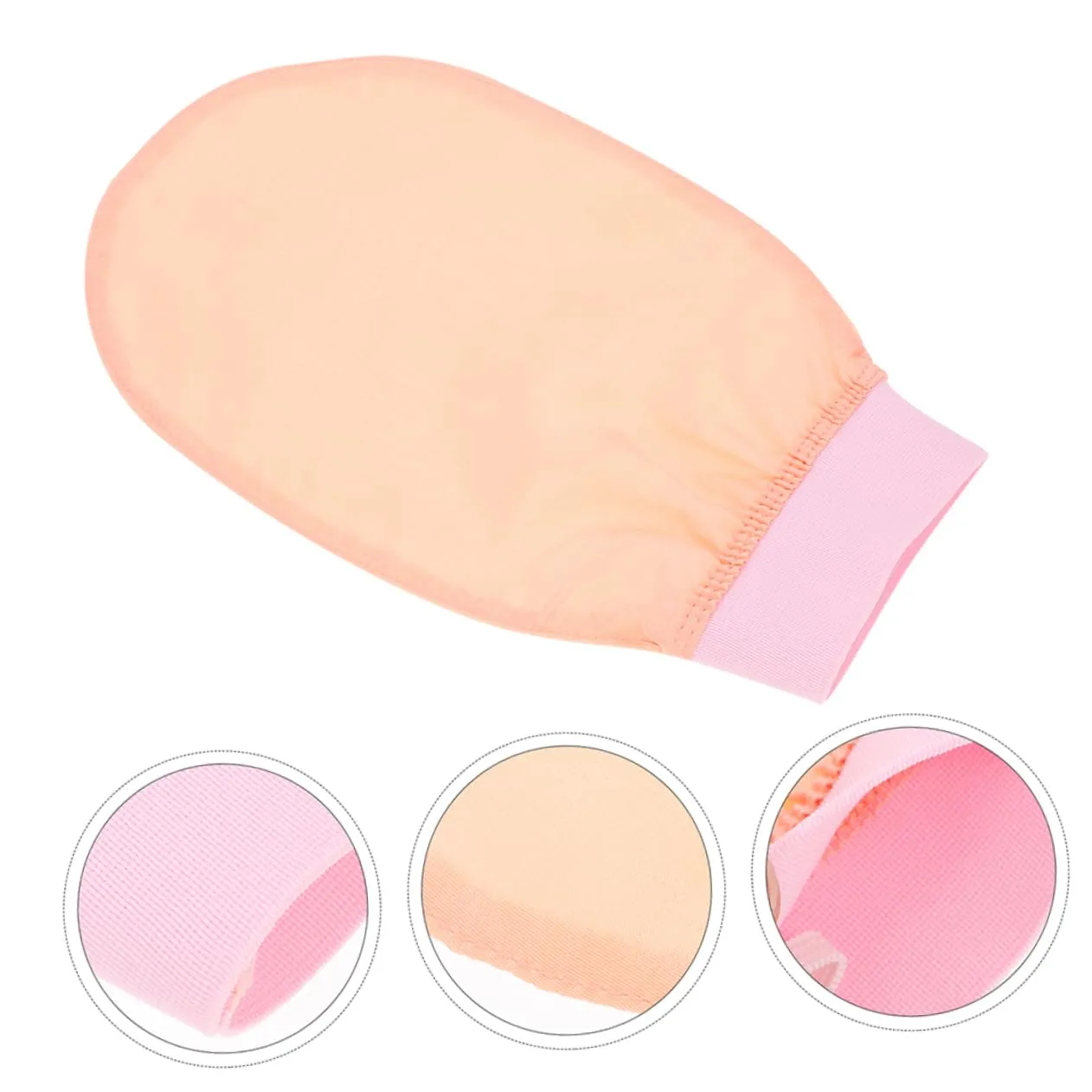 2pcs Exfoliating Skin Scrubbing Gloves Soft Bath Mittens for Deep Cleansing Body Exfoliation Spa for All Skin Types Lotus