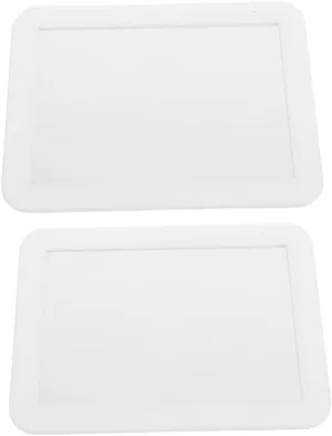 2pcs Magnetic Locker Mirror Rectangular Minimalist Makeup Mirror for Lockers Effortless Installation Convenient for Home Office and School Use