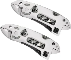 2Pcs Multi Purpose Wrenches Durable Pliers for Camping Outdoor Survival and Emergency Gear Versatile Tool with Wire Cutters and Screwdrivers