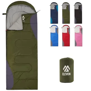 3-4 Seasons Sleeping Bag w/ Compression Sack for Adults,Teens,Kid