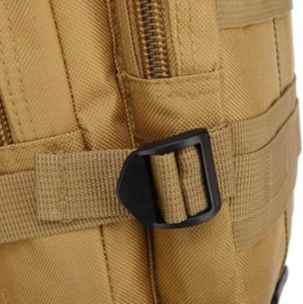 30L Waterproof Hiking Tactical Backpack with MOLLE System – Lightweight & Ergonomic Design for Camping, Trekking, Outdoor Adventures (Tri-Desert Sand)