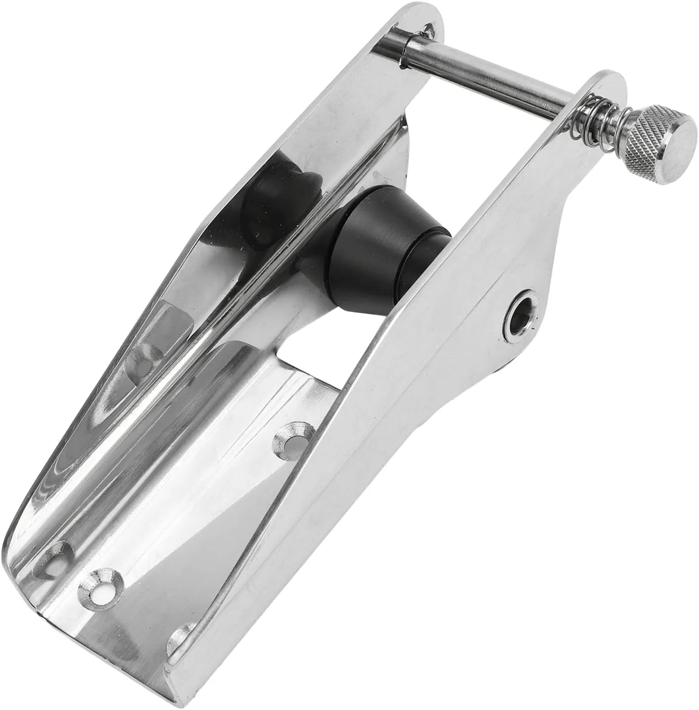 316 Stainless Steel Bow Anchor Roller,Boat Anchor Roller, 200mm Polished Marine Bow Anchor Holder, with Spring Pin for Trailer Yacht