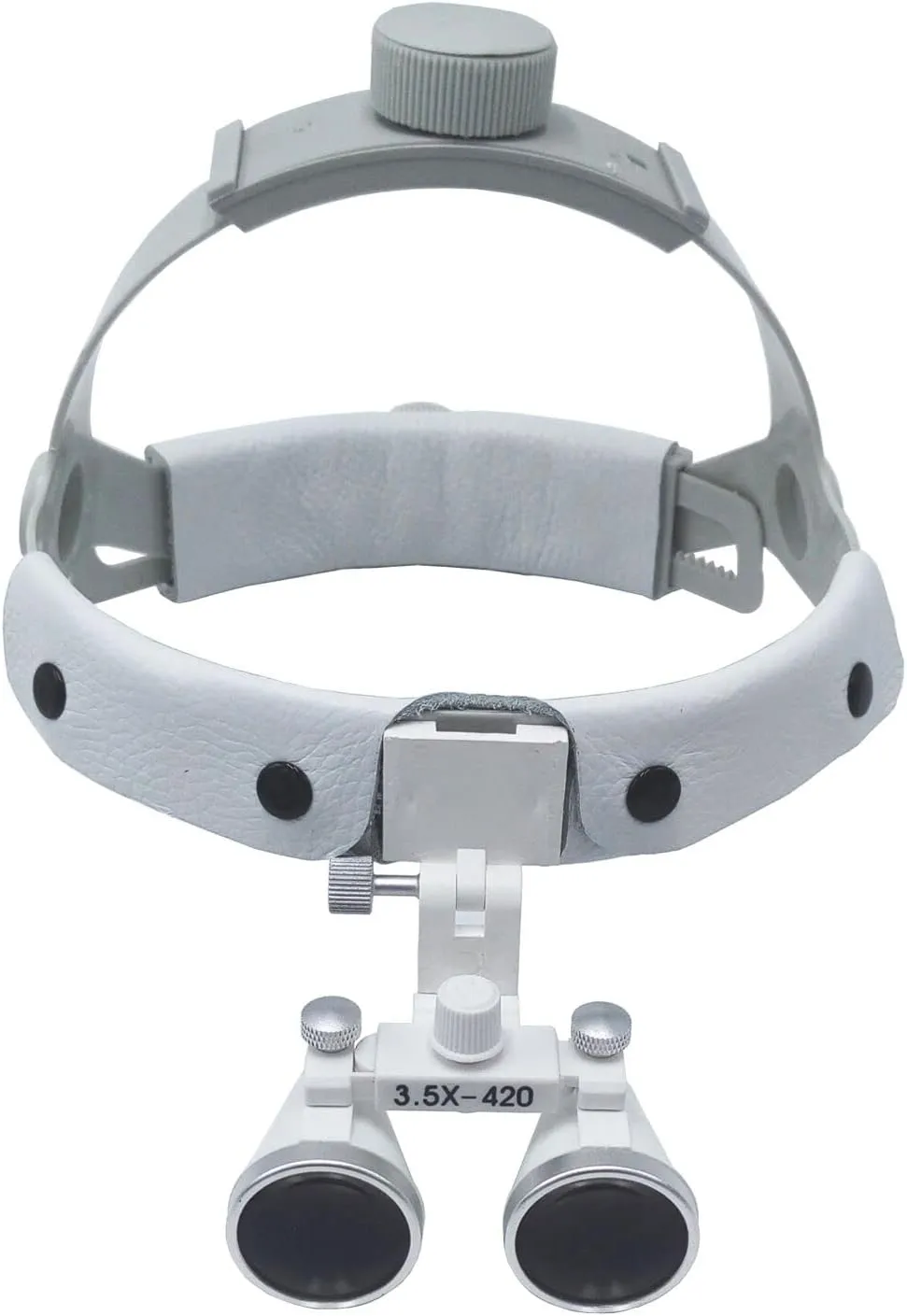 3.5X Headband LED Head Light Lamp for Binocular Loupes Brightness Spot Ajustable Lab Headlamp