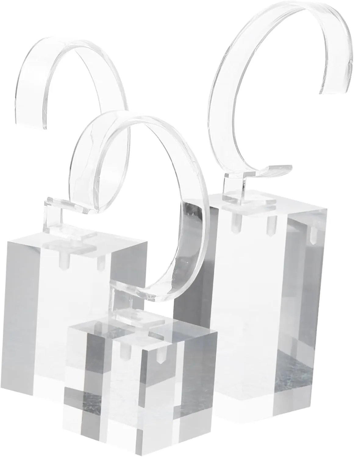 3pcs Boy Girl Watch Stands Multi-function Bracelet Holders for Displaying Boy Girl Jewelry for Nightstands Vanities and Desktops