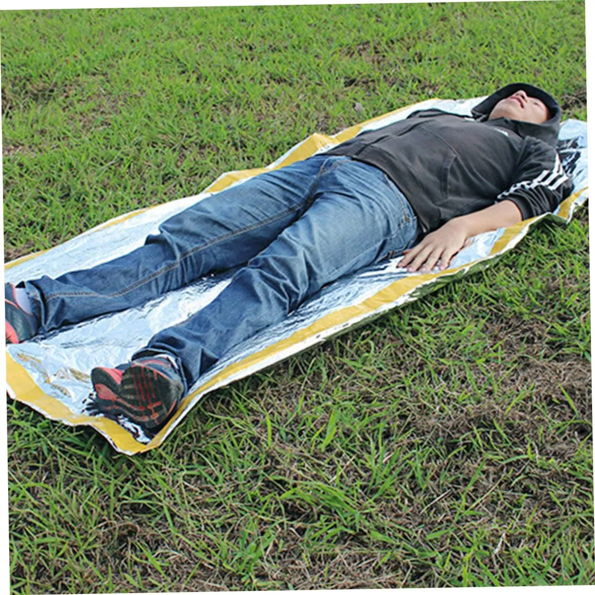 3pcs First Sleeping Bag Sack Sleeping Mats Sleeping Pad Survival Travel Bag Heat Insulation Sleeping