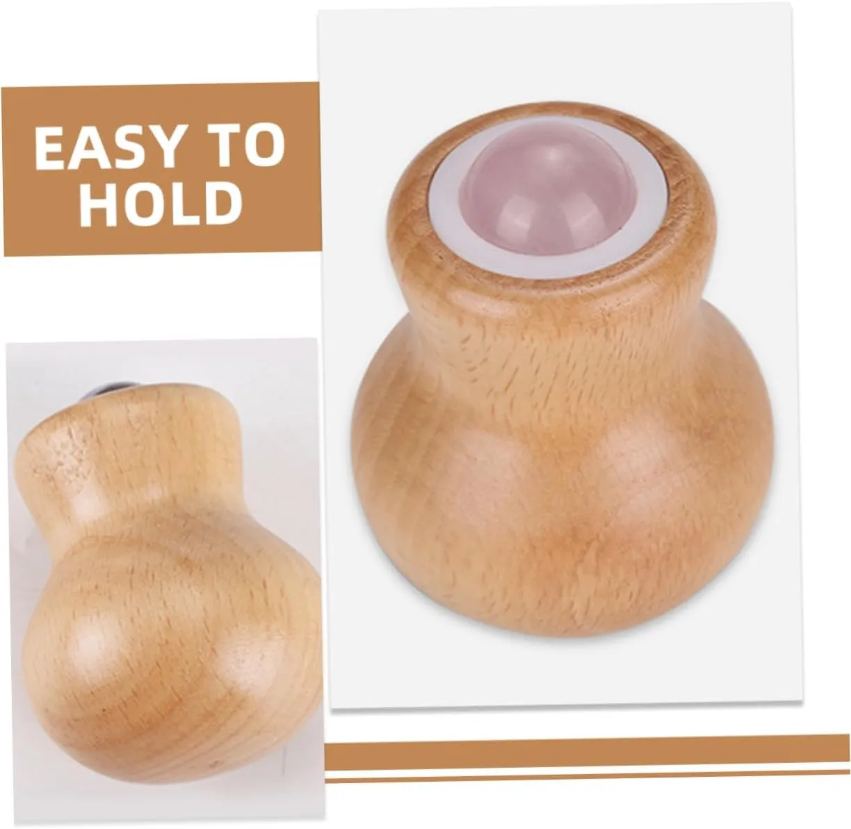 3pcs Jade Roller Face for Eye Care Reusable Skin Roller for Facial Relaxation and Muscle Compact Design for for Self-Care