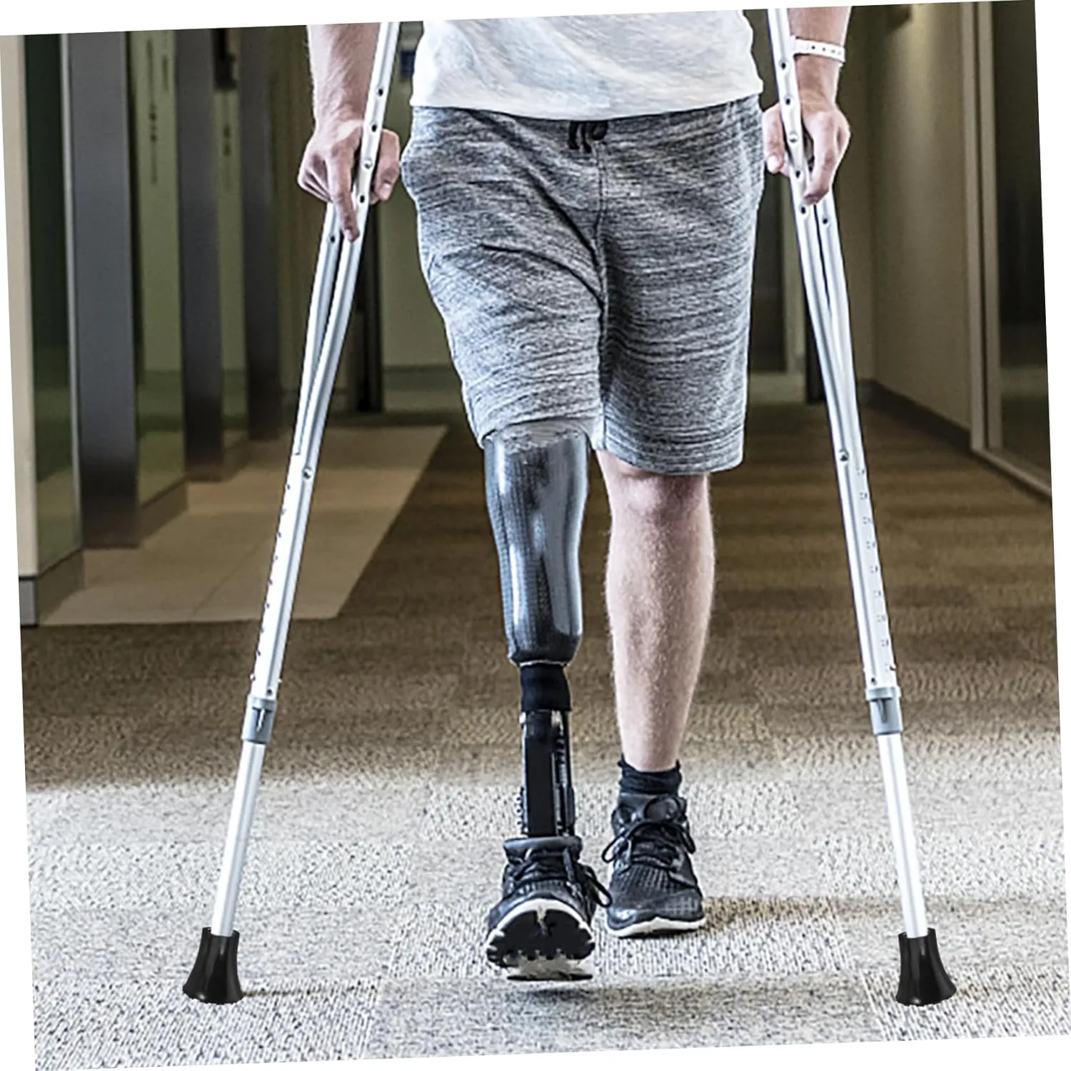 3sets 4pcs Non Slip Cane Tips Replacement Foot Pads for Stability Lightweight Durable Crutch Tips Shock Absorbing Design for Walking Sticks Trekking Poles Easy to Install 4pcs*3